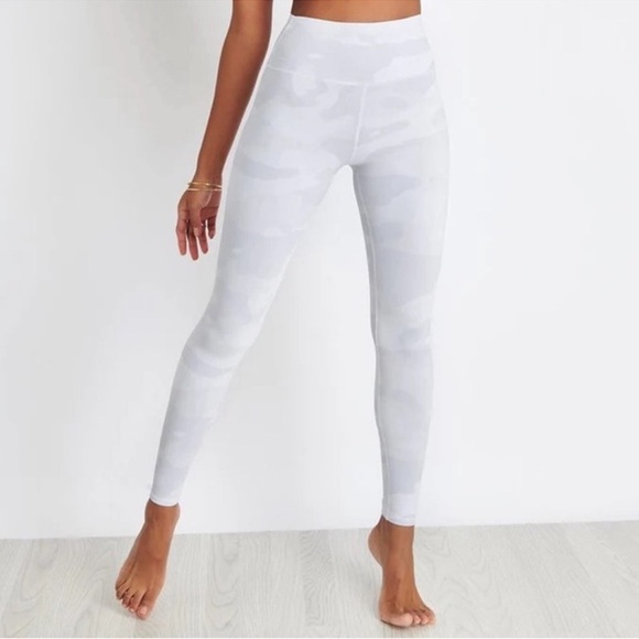 Alo Light Gray Camouflage Leggings Sz XXS - Picture 1 of 7
